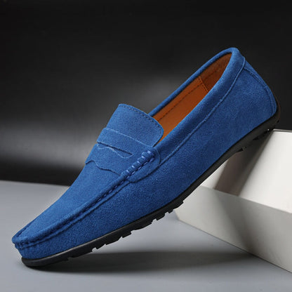 Retro Wildleder Herren Slipper Von Alder 