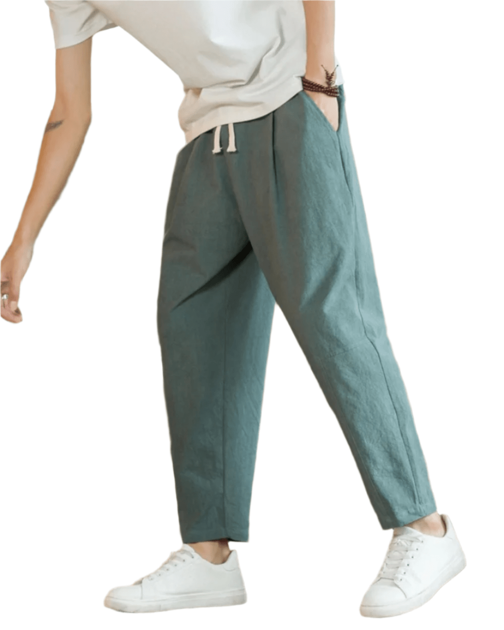 Rom Baumwollpantalon Von Alder Grün XS 