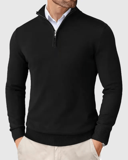 Romeo Zip Pullover Turtleneck sweater Von Alder Schwarz S 