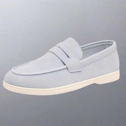 Sant-Antonio Wildleder Slipper Von Alder Blau 39 