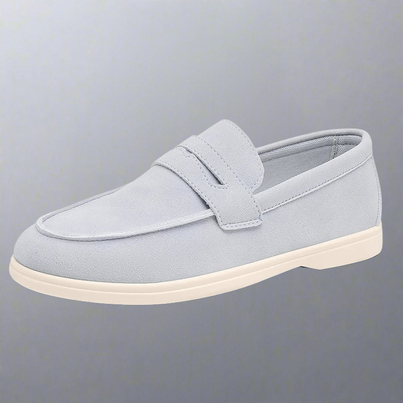 Sant-Antonio Wildleder Slipper Von Alder Blau 39 