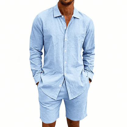 Elegantes Leinen-Sommer-Set