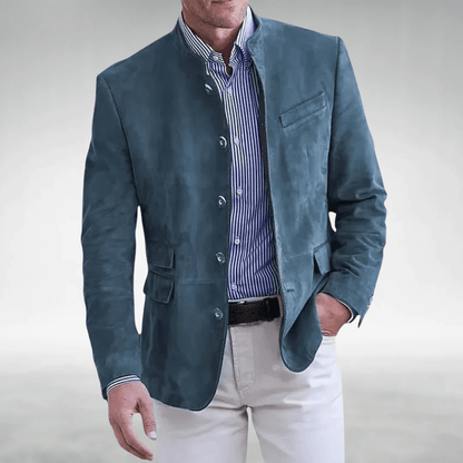 Smart Casual Jacke Von Alder Blau S 