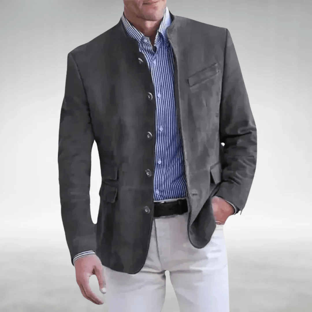 Smart Casual Jacke Von Alder Grau S 