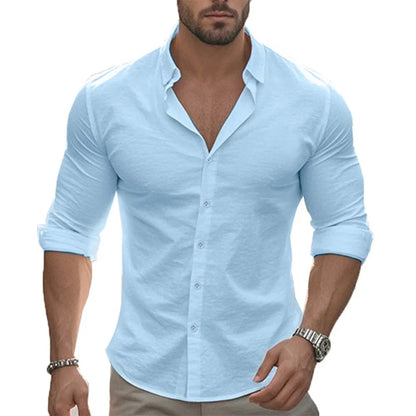 Sommerliches Leinenhemd Sommerliches Leinenhemd Von Alder Blau S 