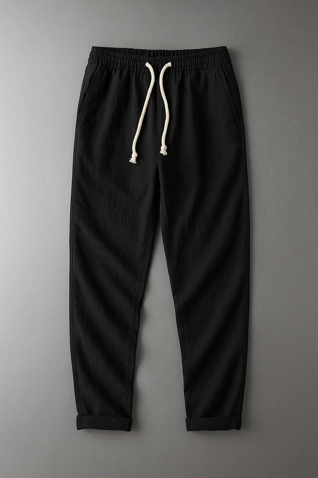 Stylische Leinenhose Von Alder Schwarz S 