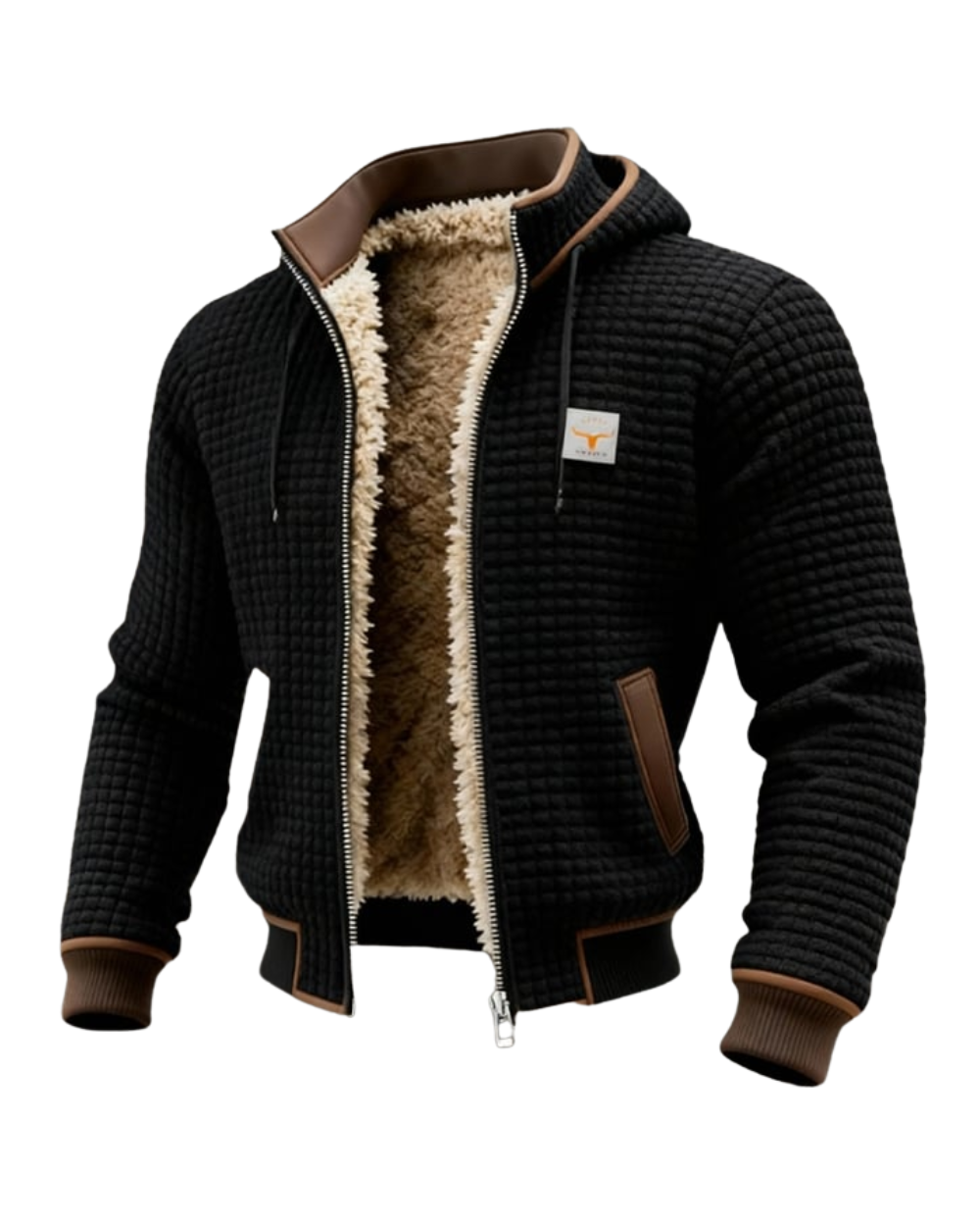 Fleecegefütterte Winterjacke