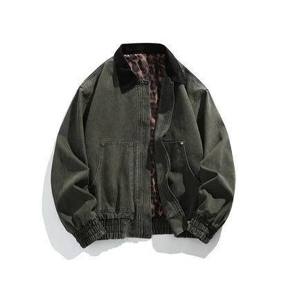 Vintage Bomberjacke Von Alder Grün S 