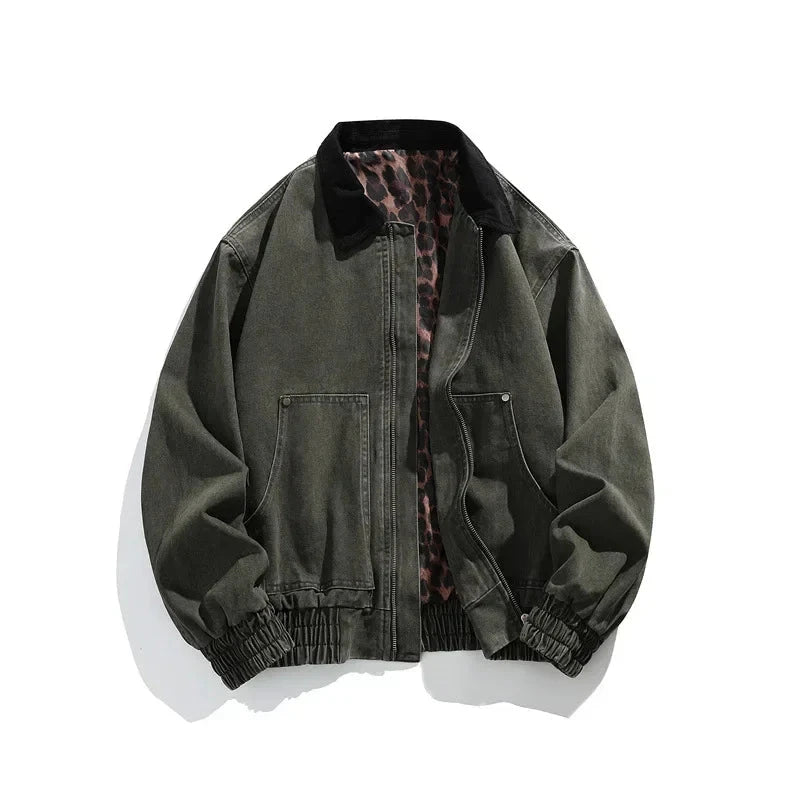 Vintage Bomberjacke Von Alder Grün S 