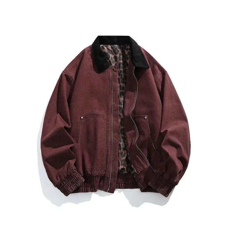 Vintage Bomberjacke Von Alder Rot S 