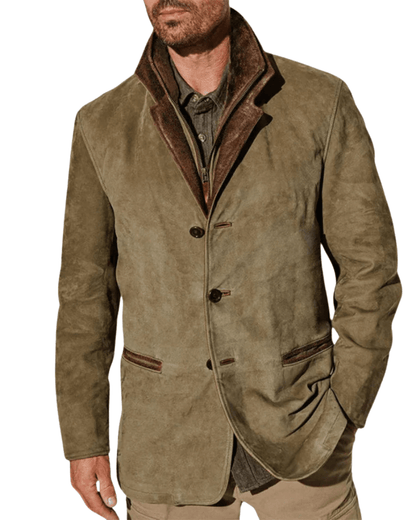 Vintage Jacke Von Alder Khaki S 