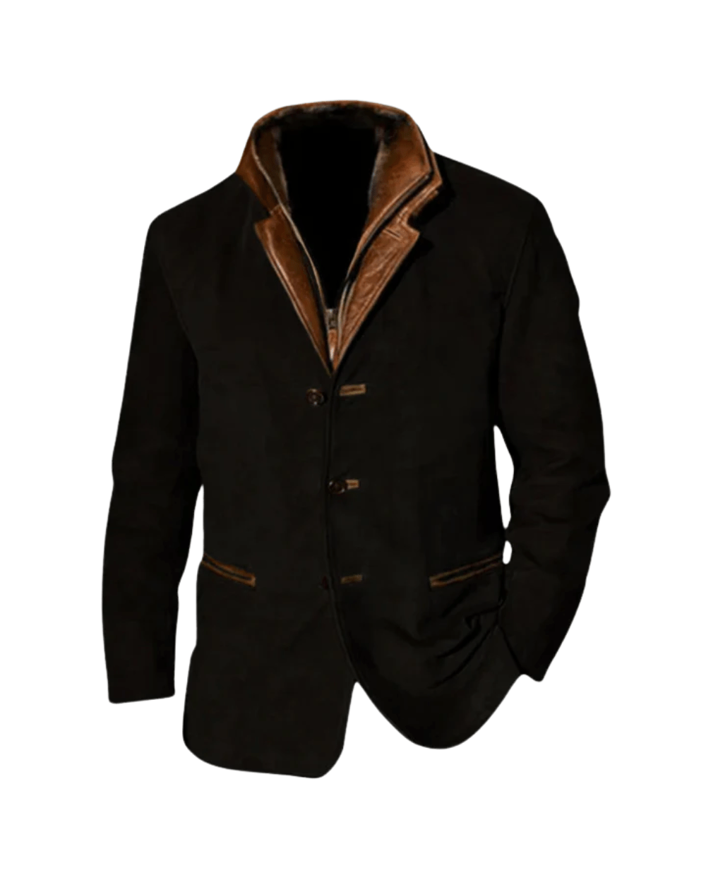 Vintage Jacke Von Alder Schwarz S 