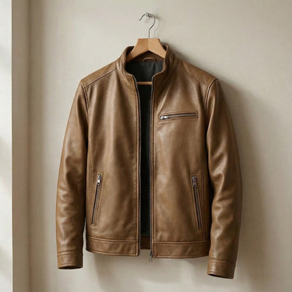 Vintage Lederjacke Von Alder 
