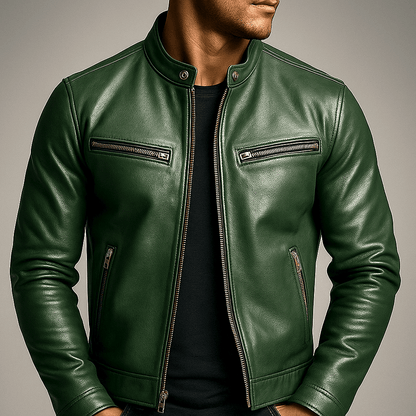 Vintage Lederjacke Von Alder 