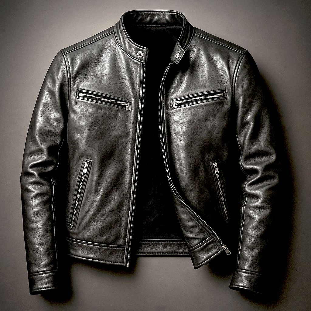 Vintage Lederjacke Von Alder Schwarz XS 