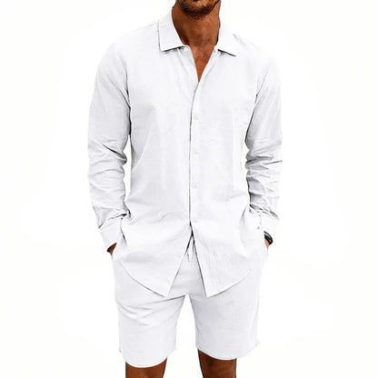 Elegantes Leinen-Sommer-Set
