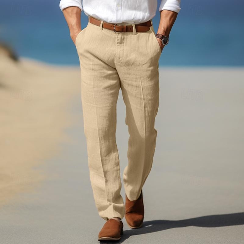 Elegante Leinenhose